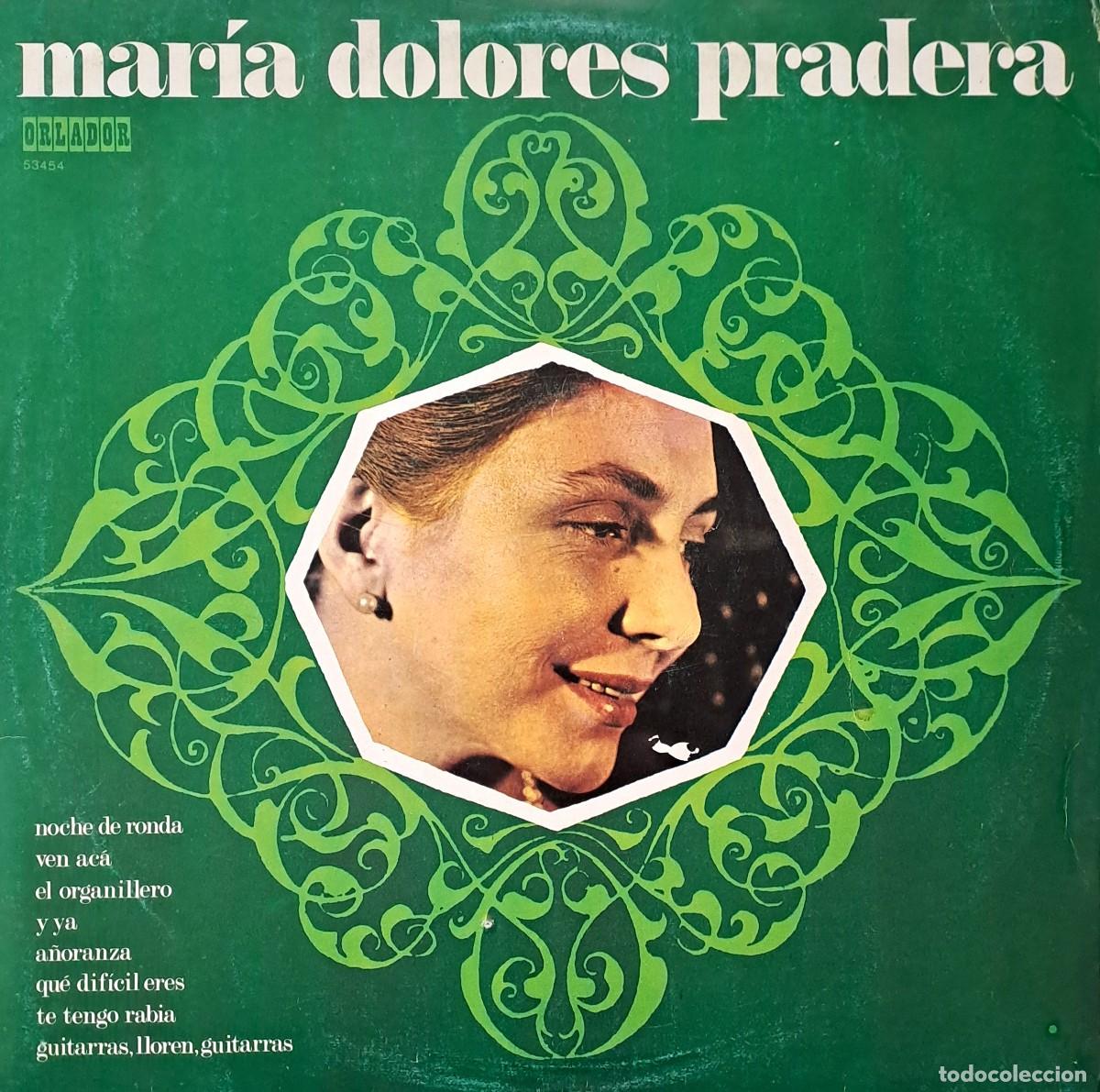 Discos de vinilo: LPs MARIA DOLORES PRADERAS. NOCHE DE RONDA, QUE DIFICIL ERES..... LP-SESP-598