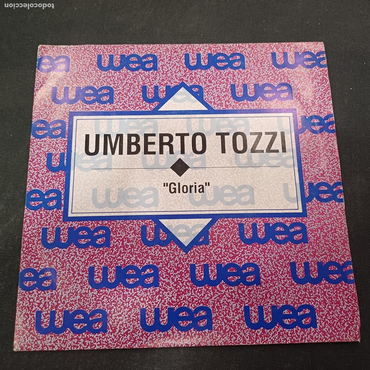 Discos de vinilo: UMBERTO TOZZI/GLORIA/SINGLE PROMOCIONAL.