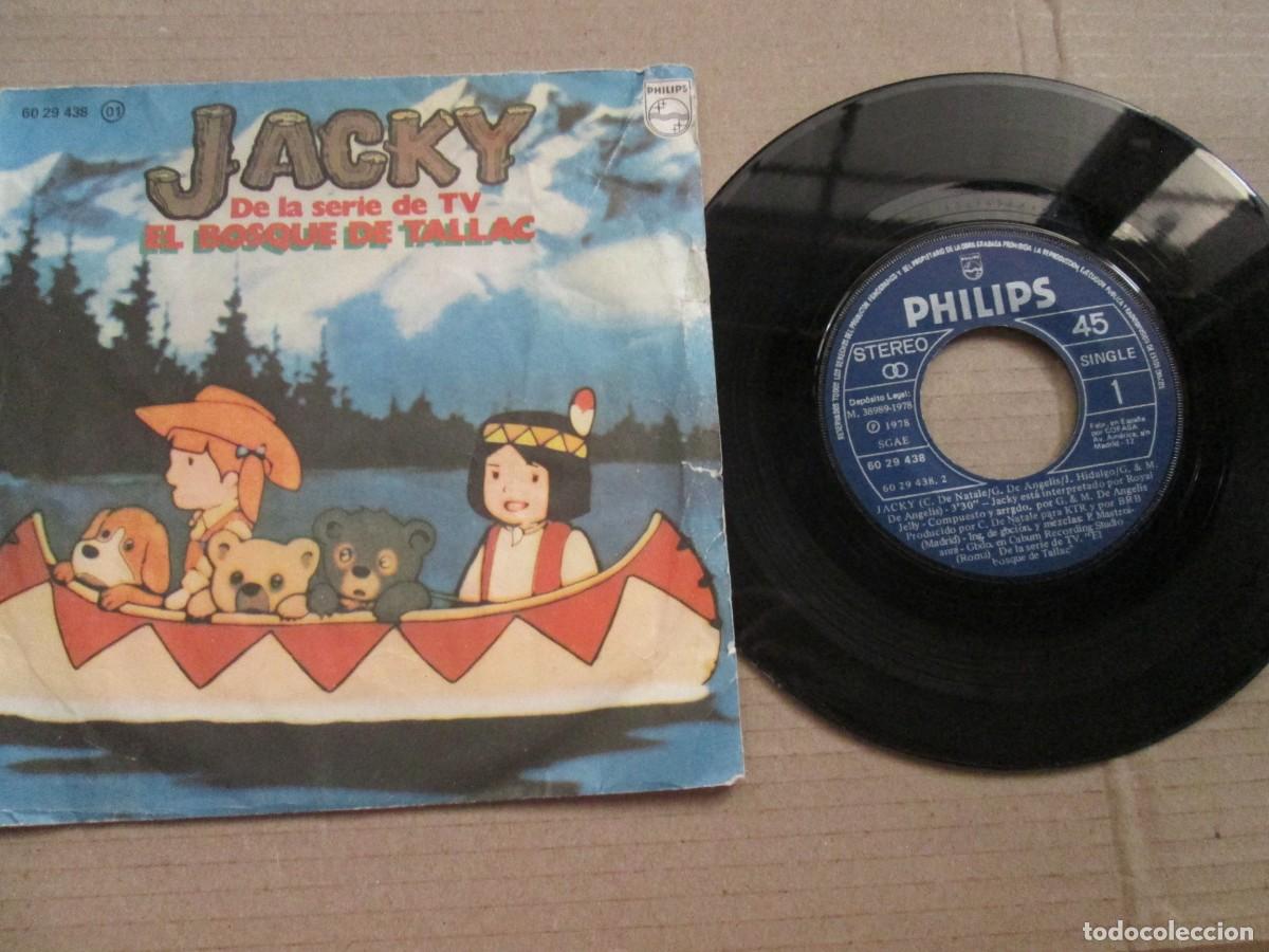 Discos de vinilo: GUIDO & MAURICIO DE ANGELIS - Jacky (Tallac). Single, ed espa&ntilde;ola 7&rdquo; 1978. Aceptable estado (G+/VG)