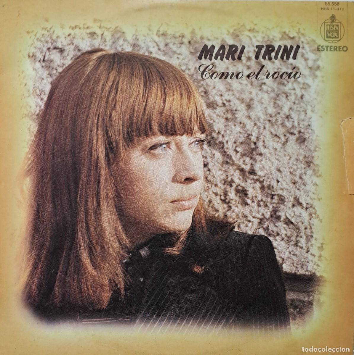 Discos de vinilo: LPs MARI TRINI, COMO EL ROCIO. POR TI, POR TI, ESTOY ENFERMA..... LP-SESP-600