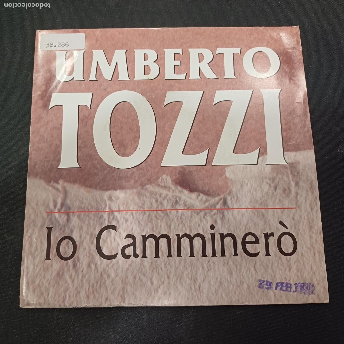 Discos de vinilo: UMBERTO TOZZI/LO CAMMINERO/SINGLE PROMOCIONAL.