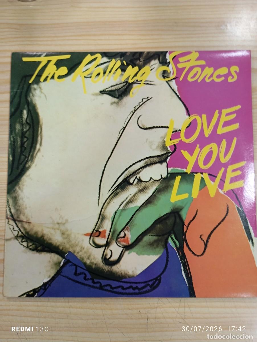 Discos de vinilo: Doble Lp -The Rolling Stones &lrm;&ndash; Love You Live - Edicion Espa&ntilde;ola 1979 Carpeta Doble