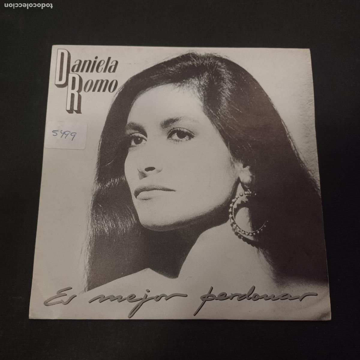 Discos de vinilo: DANIELA ROMO/ES MEJOR PERDONAR/SINGLE.