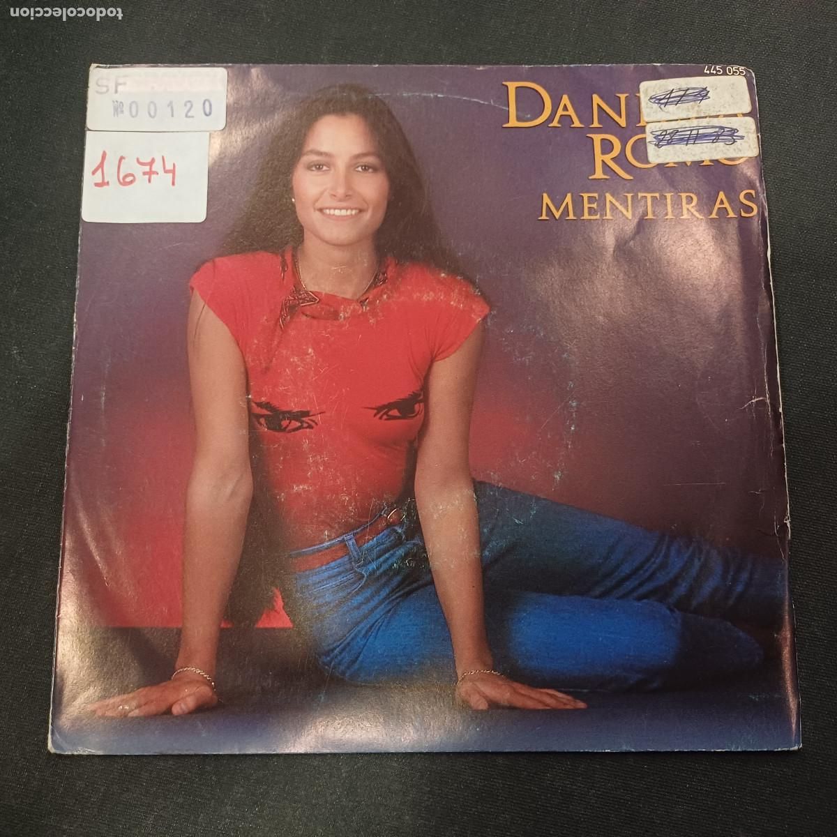 Discos de vinilo: DANIELA ROMO/MENTIRAS/SINGLE. - Foto 1