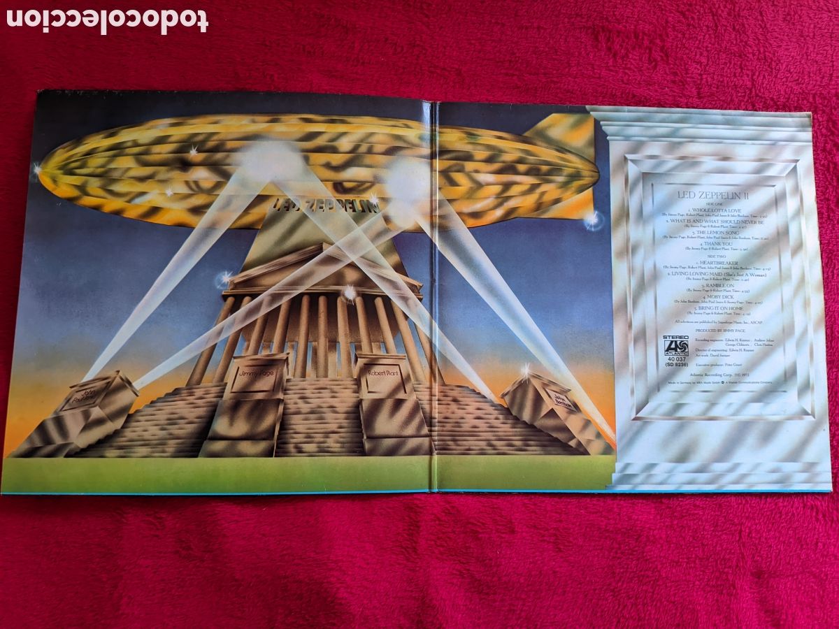 Discos de vinilo: // Led Zeppelin II -Atlantic Europa,stereo - Foto 3