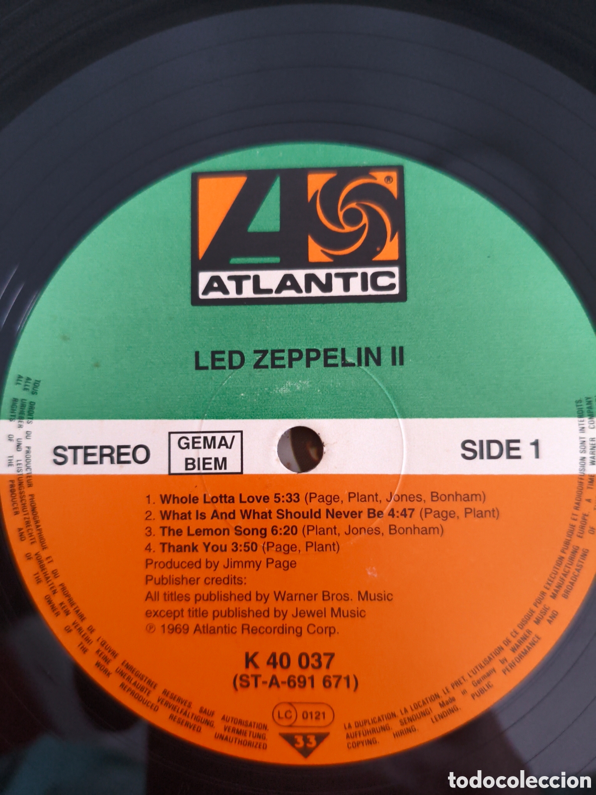 Discos de vinilo: // Led Zeppelin II -Atlantic Europa,stereo - Foto 4