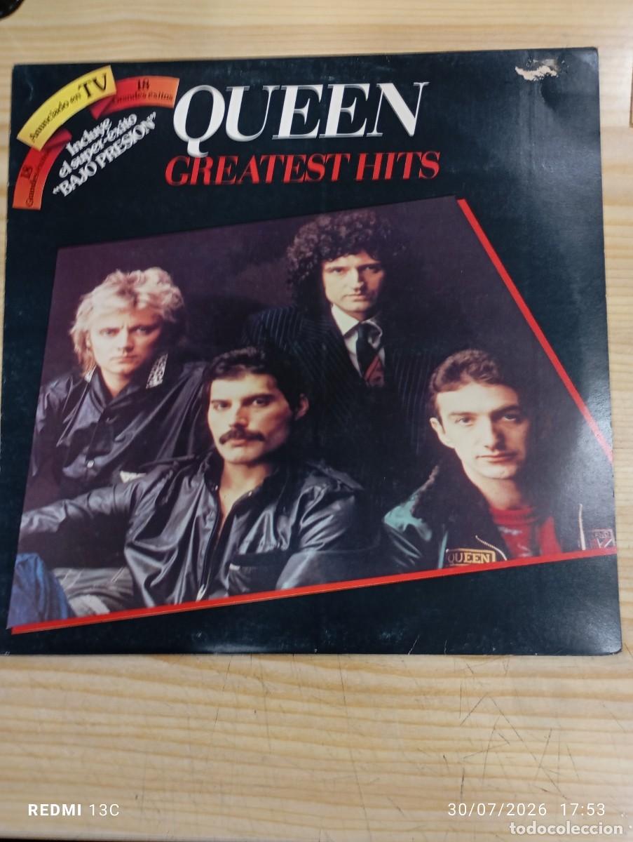 Discos de vinilo: Lp - Queen &lrm;&ndash; Greatest Hits - Edicion Espa&ntilde;ola 1982 Contiene encarte