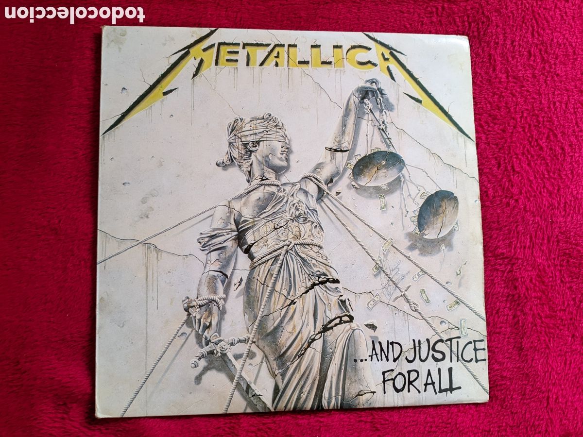 Discos de vinilo: // Metallica &ndash; ...And Justice For All - V&eacute;rtigo Espa&ntilde;a 1988,2LPs