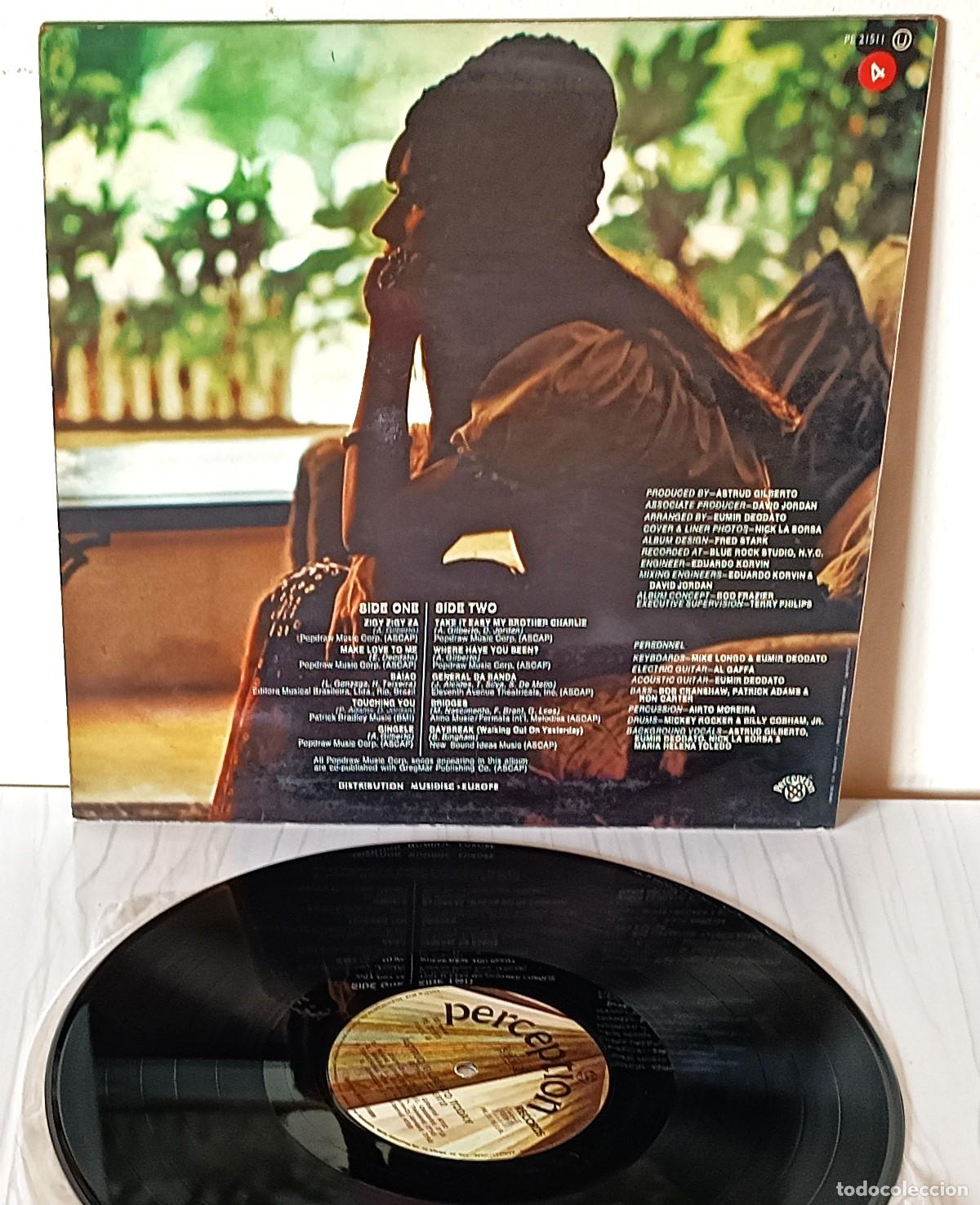 Discos de vinilo: ASTRUD GILBERTO - NOW PERCEPTION EDI. FRANCESA - 1972 - Foto 2