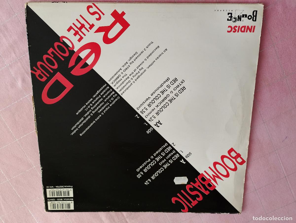 Discos de vinilo: Boombastic &ndash; Red Is The Colour, 1992 - Foto 5
