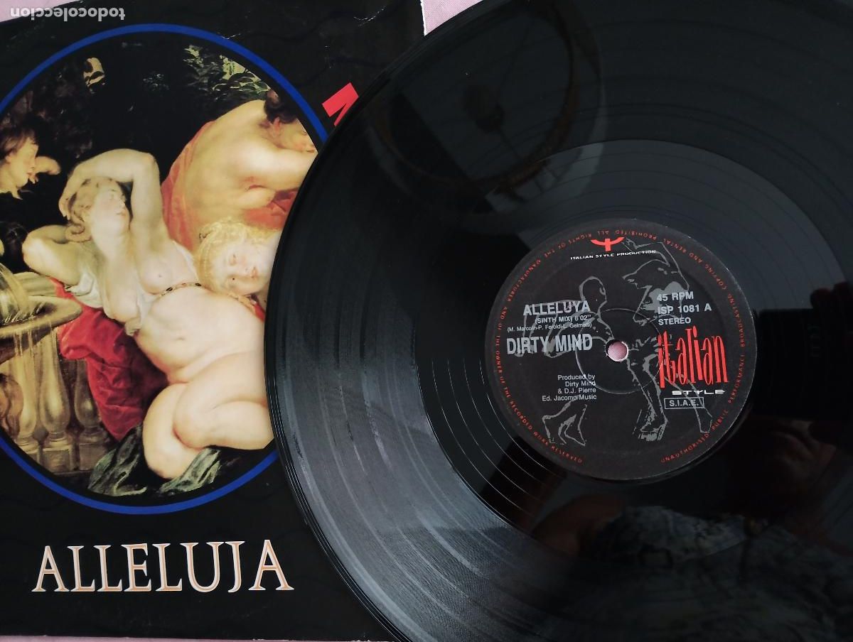 Discos de vinilo: Dirty Mind &ndash; Alleluja, 1991 - Foto 3