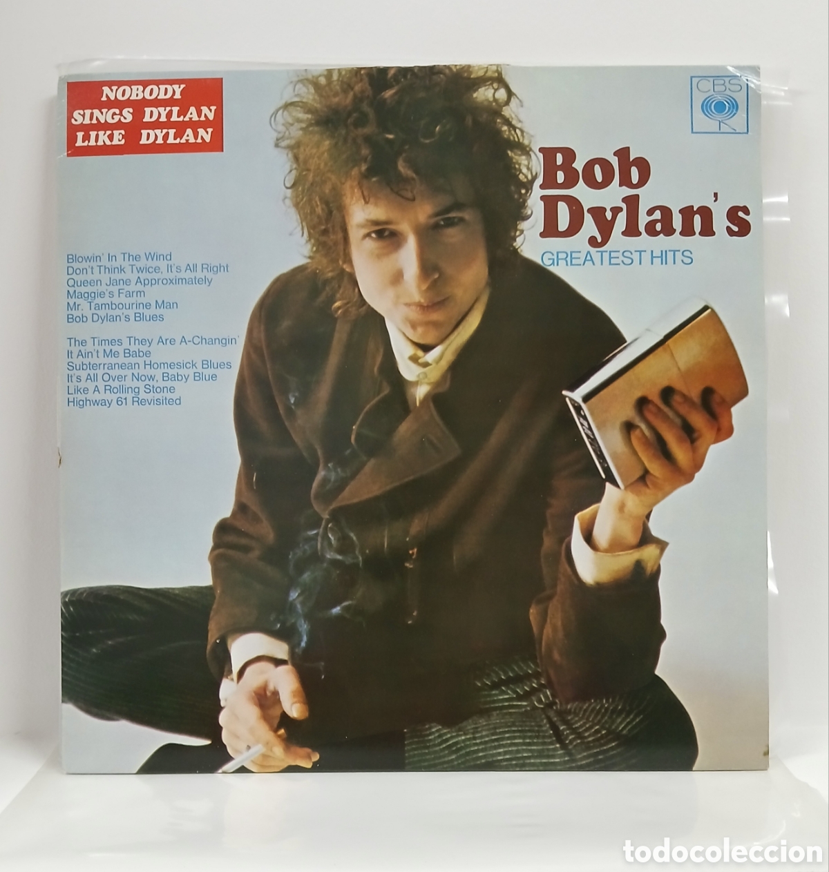 Discos de vinilo: BOB DYLAN &rdquo; GREATEST HITS &rdquo; LP. COMP. HOLLAND. (CBSCL 32144-B) (VINILO, NM, COMO NUEVO)