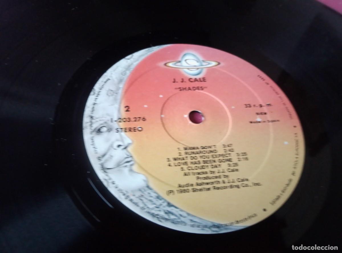 Discos de vinilo: SHADES J J CALE 1981 LP L32 3 2 - Foto 4