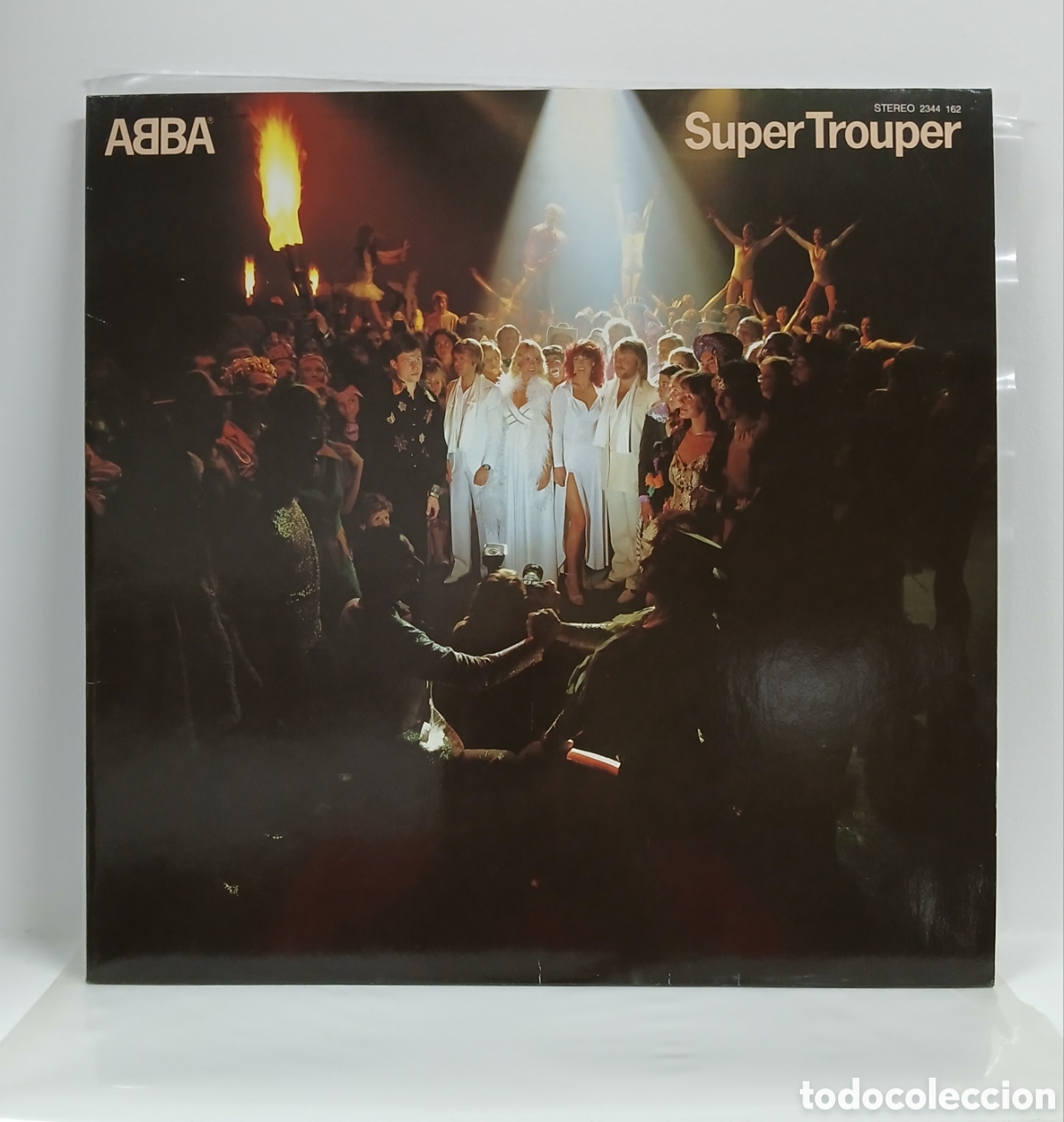 Discos de vinilo: ABBA &rdquo;SUPERTROUPER&rdquo; LP. ORIG. GERMANY. 1980 (NM, COMO NUEVO)