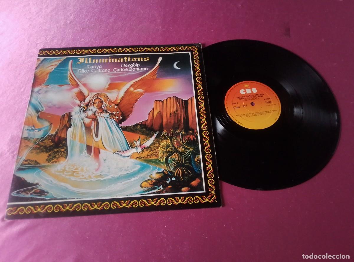 Discos de vinilo: DEVADIP CARLOS SANTANA TURIYA COLTRANE 1974 LP L32 3 2