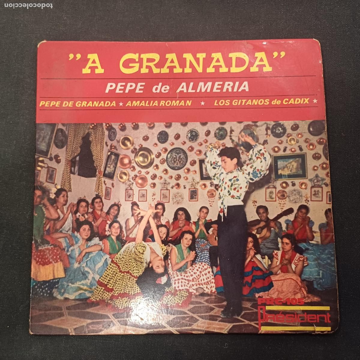 Discos de vinilo: PEPE DE ALMERIA/A GRANADA/SINGLE. - Foto 1
