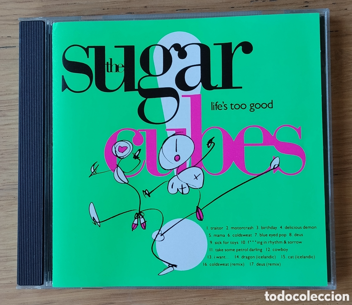 Discos de vinilo: THE SUGARCUBES: &rdquo;LIFE'S TOO GOOD&rdquo; CD 1988 - INDIE ROCK - POP