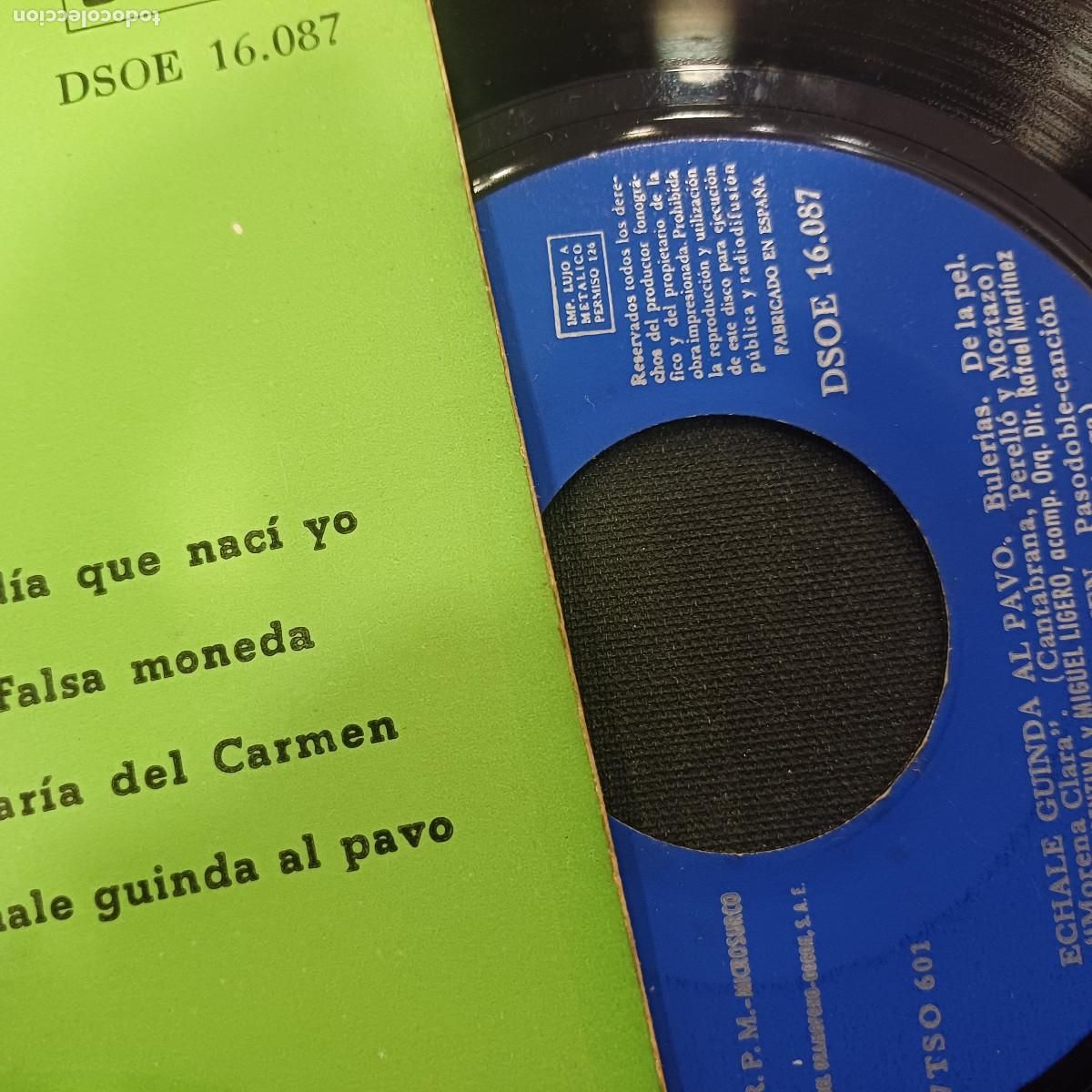 Discos de vinilo: IMPERIO ARGENTINA/EL DIA QUE NACI YO/SINGLE. - Foto 2