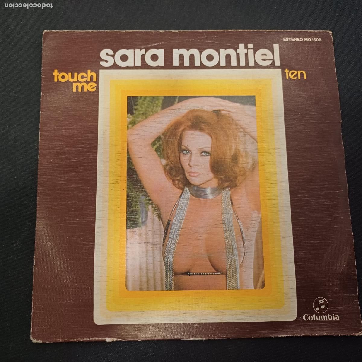 Discos de vinilo: SARA MONTIEL/TOUCH ME/SINGLE. - Foto 1