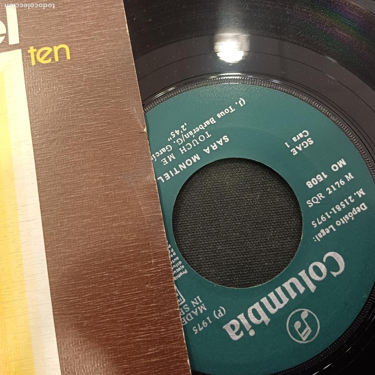 Discos de vinilo: SARA MONTIEL/TOUCH ME/SINGLE. - Foto 2