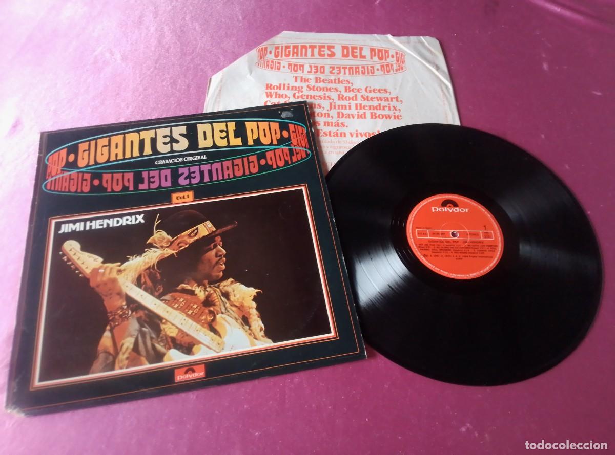 Discos de vinilo: JIMI HENDRIX GIGANTES DEL POP V1 1970 LP L32 3 2