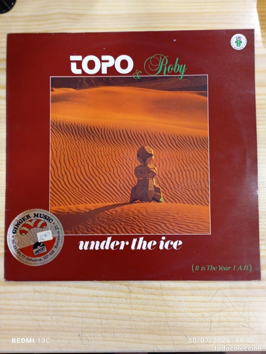Discos de vinilo: Maxi - Topo & Roby &lrm;&ndash; Under The Ice - Edicion Italiana 1984