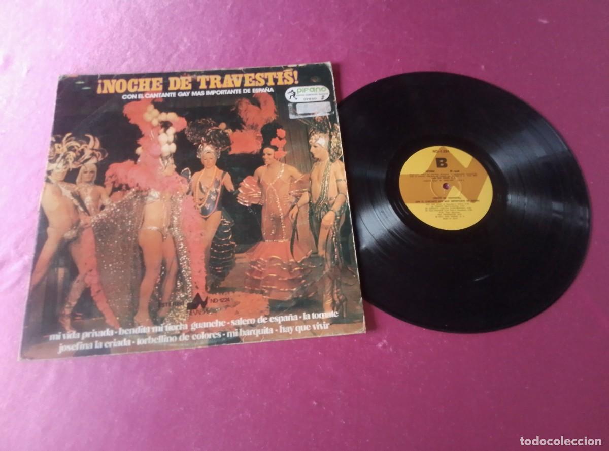 Discos de vinilo: NOCHE DE TRAVESTIS CON EL CANTANTE GAY M&Aacute;S IMPORTANTE DE ESPA&Ntilde;A 1977LP L32 3 2