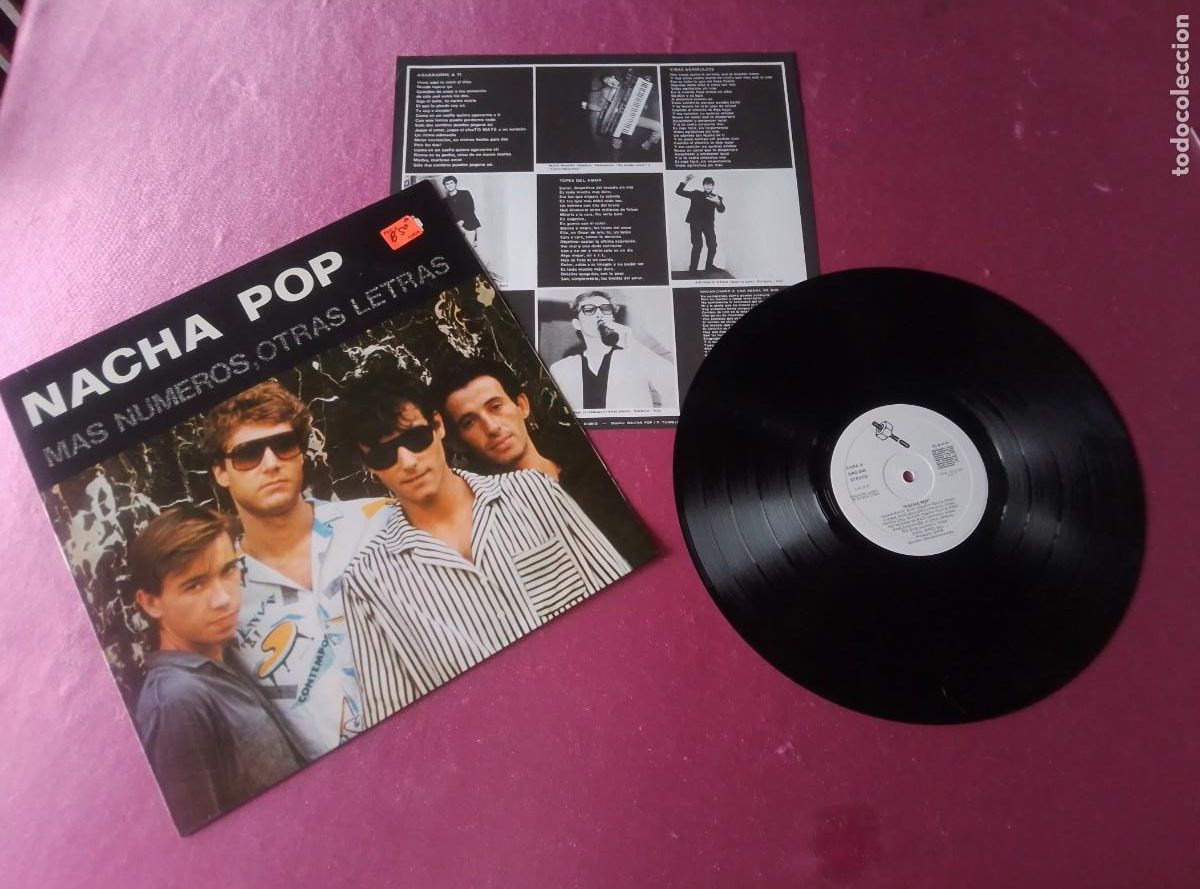 Discos de vinilo: NACHA POP MAS N&Uacute;MEROS OTRAS LETRAS 1983 LP L32 3 2