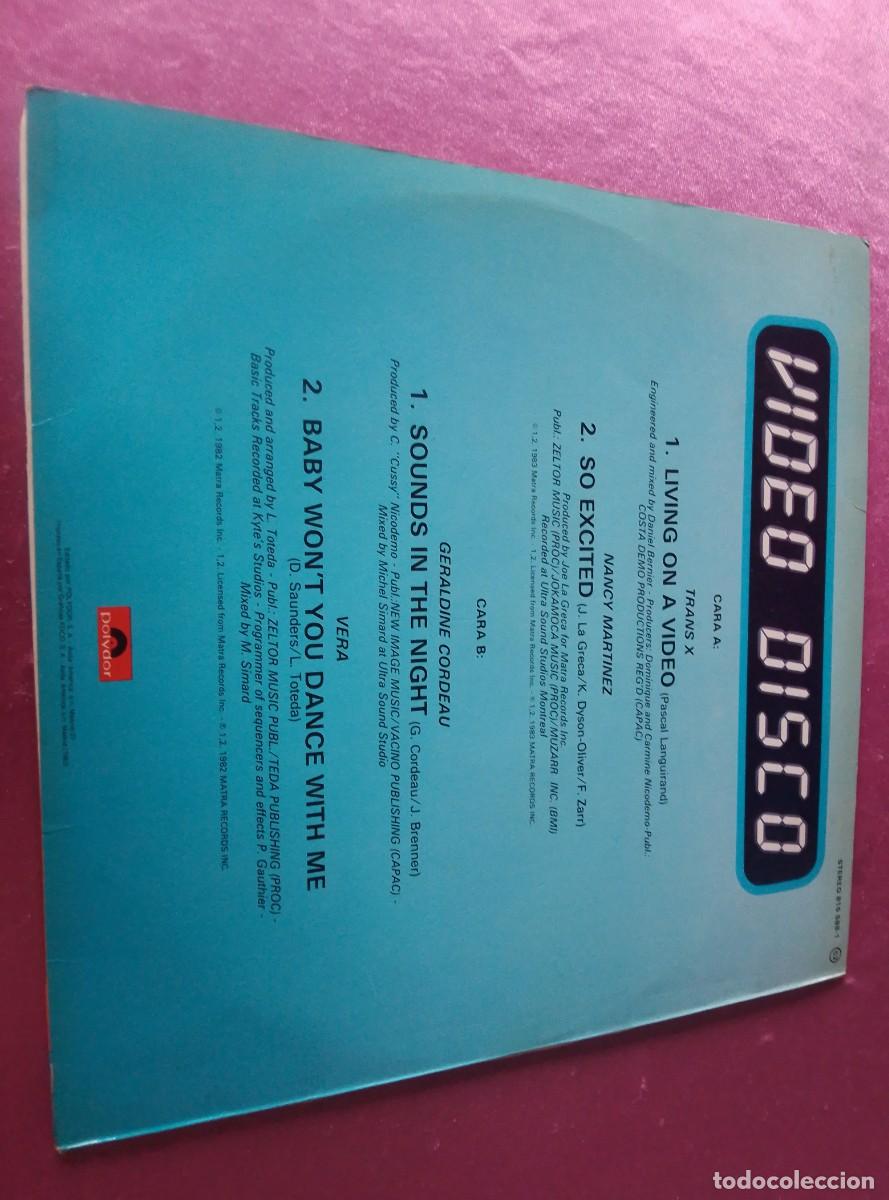 Discos de vinilo: V&Iacute;DEO DISCO 1982 LP L32 3 2 - Foto 2