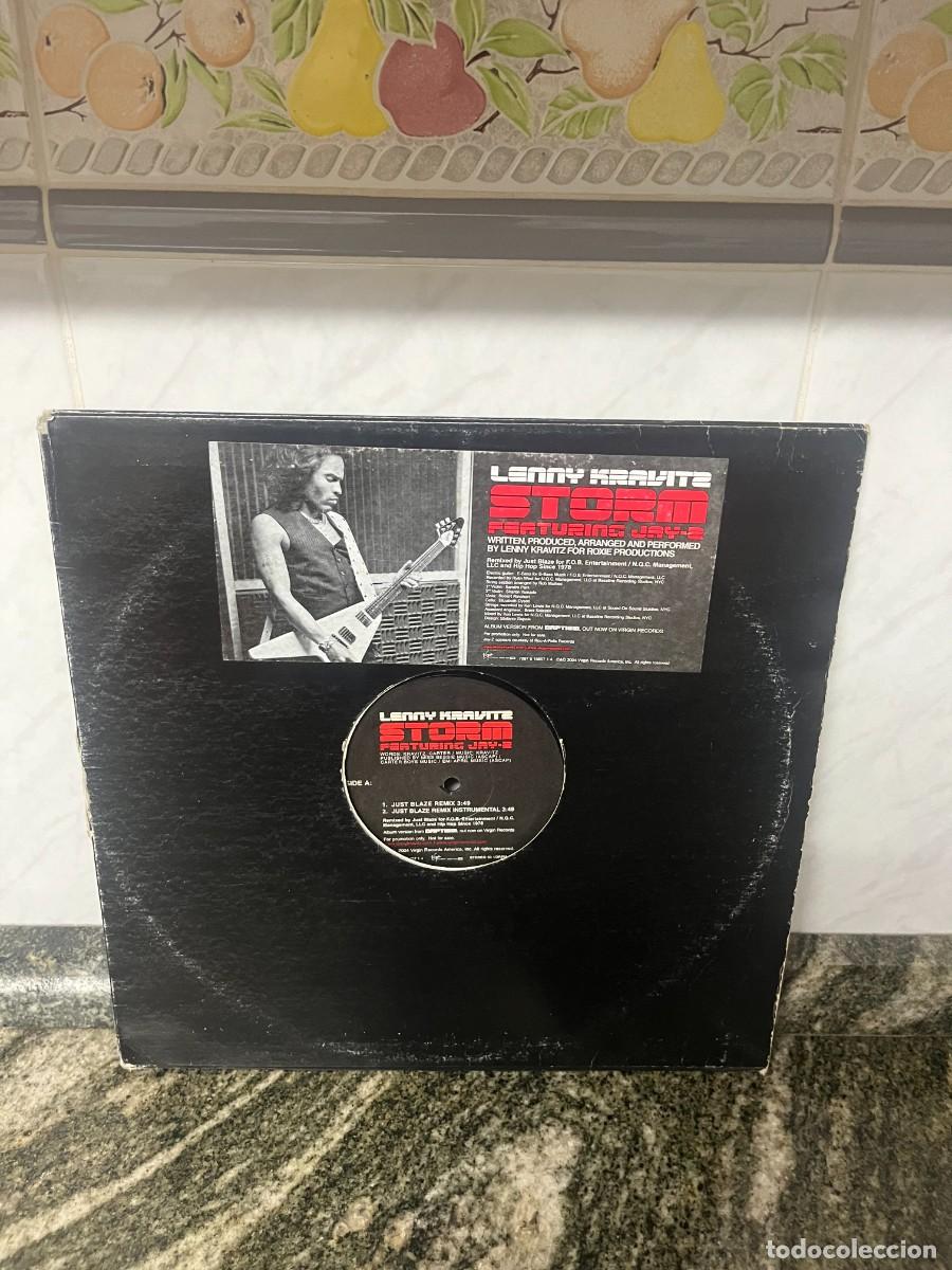 Discos de vinilo: Lenny Kravitz Featuring Jay-Z Storm