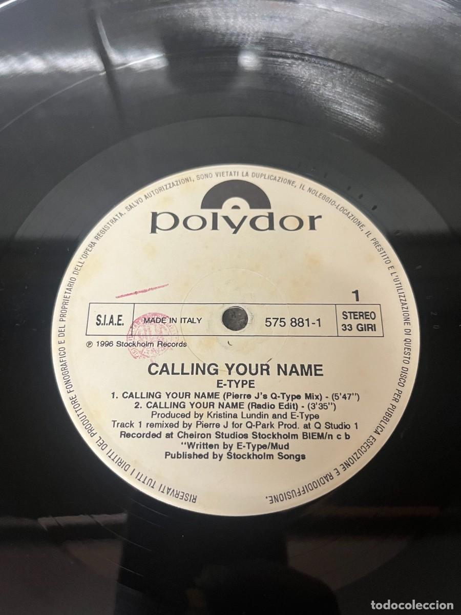 Discos de vinilo: E-Type Calling Your Name - Foto 3