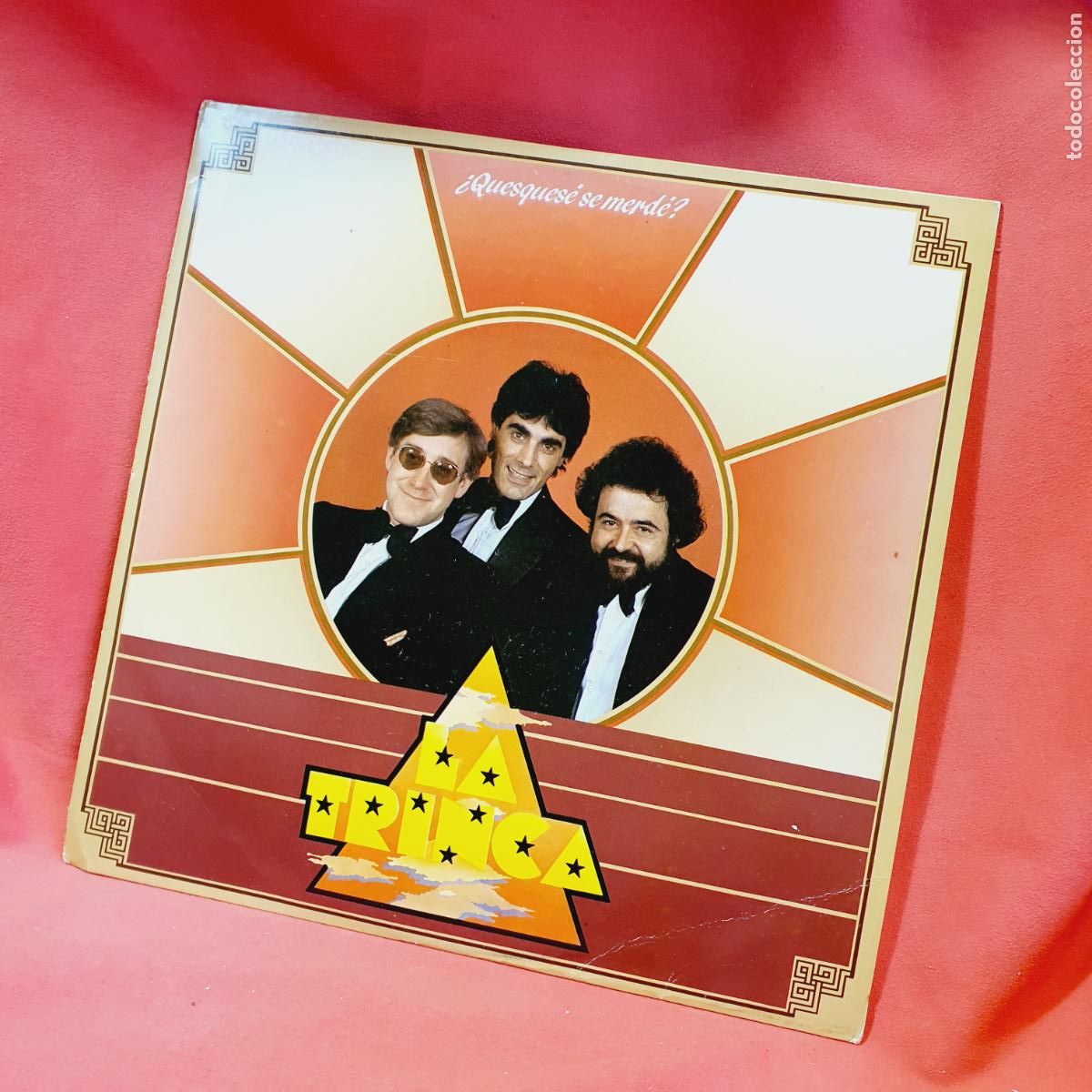 Discos de vinilo: LP-LA TRINCA-&iquest;QUESQUES&acute;E SE MERD&Eacute;?-10 TEMAS-ARIOLA-1983-COLECCIONISTAS.