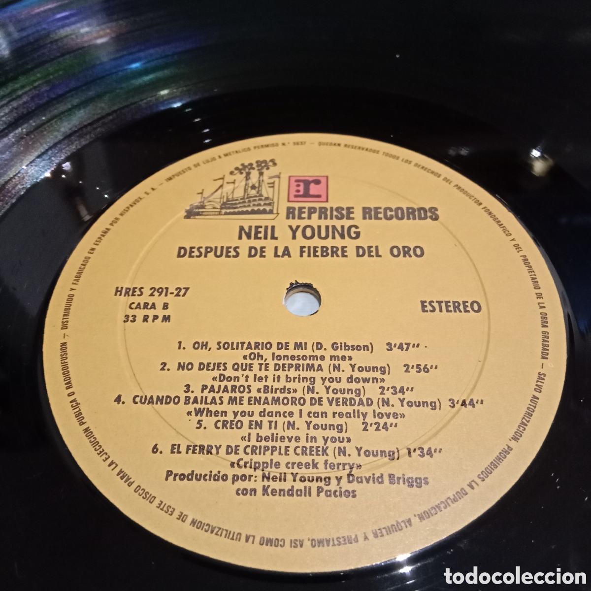 Discos de vinilo: NEIL YOUNG - AFTER THE GOLD RUSH - LP - Foto 6