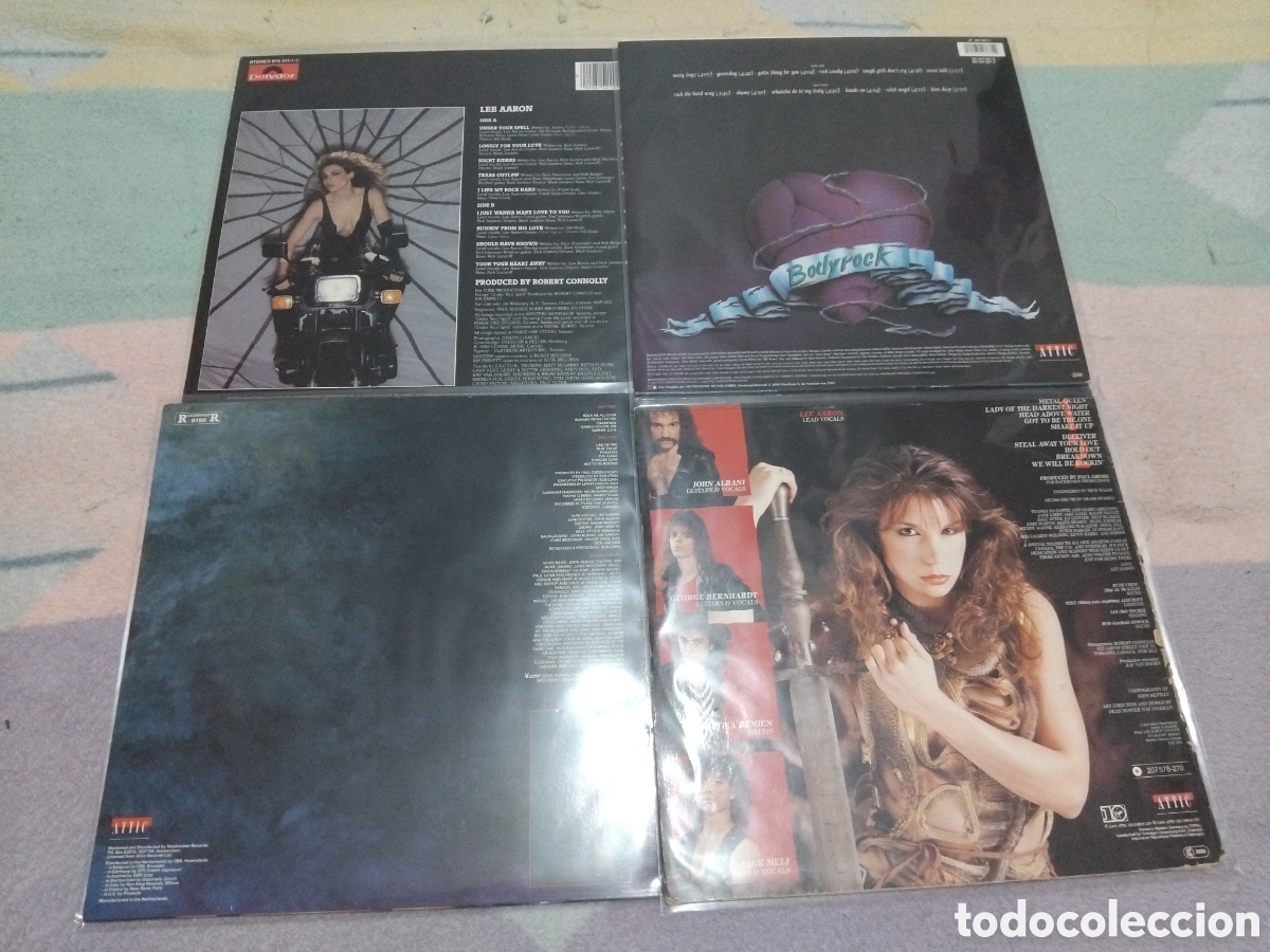Discos de vinilo: LOTE LEE AARON (HEAVY METAL) - Foto 2
