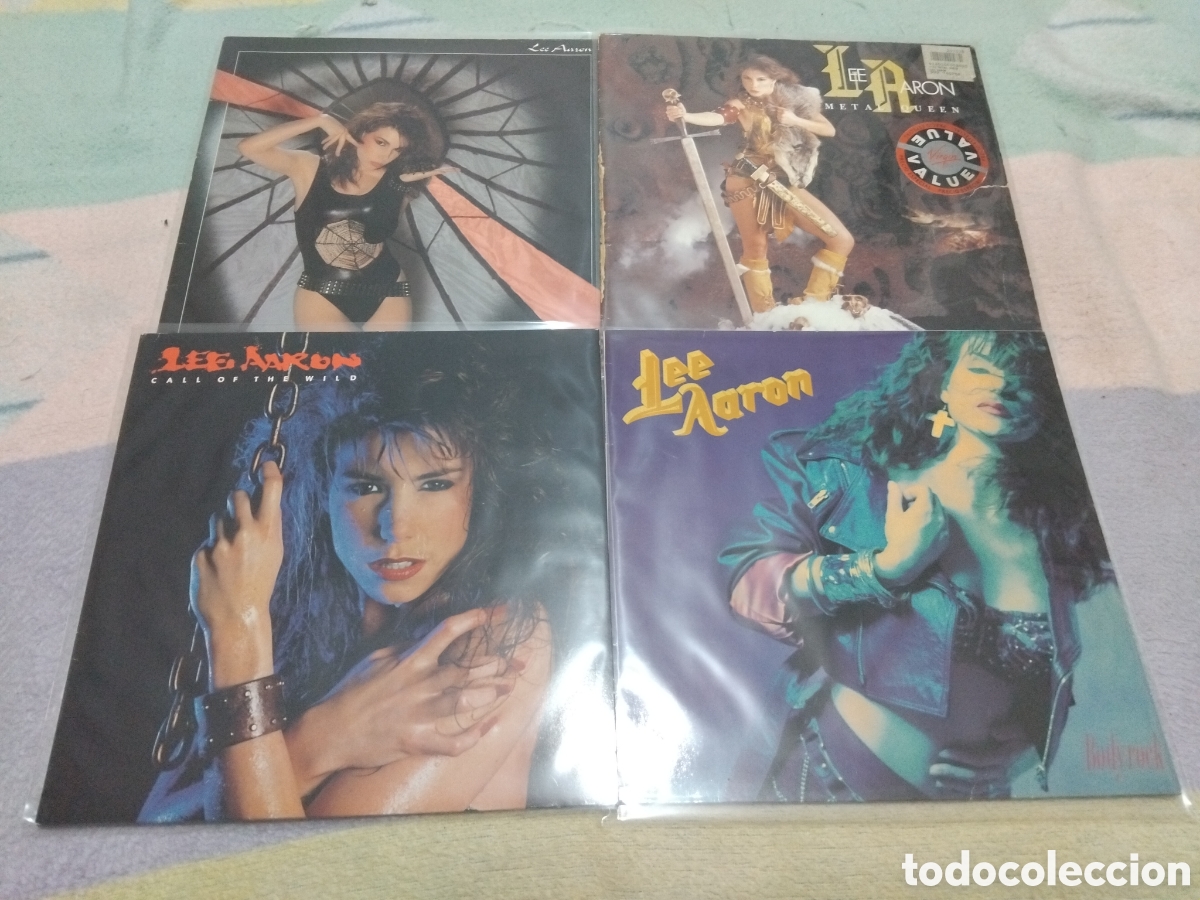 Discos de vinilo: LOTE LEE AARON (HEAVY METAL) - Foto 1