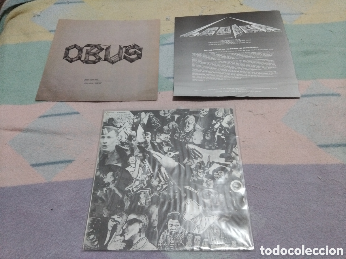 Discos de vinilo: ENCARTE LEGION.OBUS .PUNK (leer descripcion)