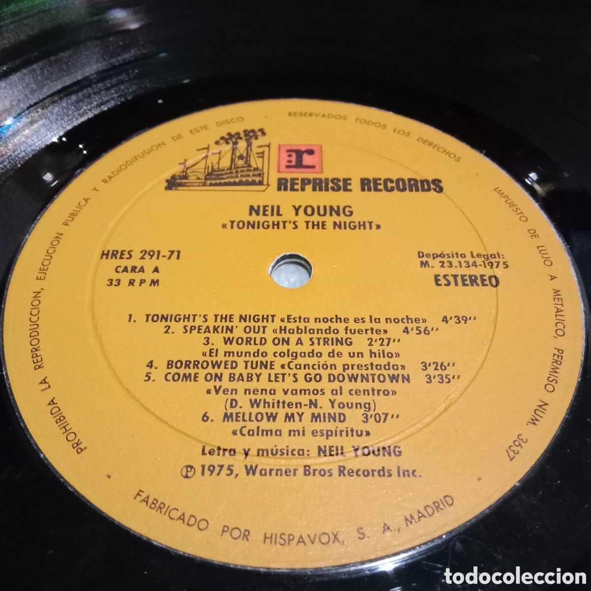 Discos de vinilo: NEIL YOUNG - TONIGHTS THE NIGHT - LP GATEFOLD - Foto 11