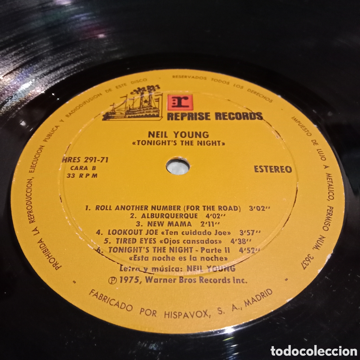 Discos de vinilo: NEIL YOUNG - TONIGHTS THE NIGHT - LP GATEFOLD - Foto 12