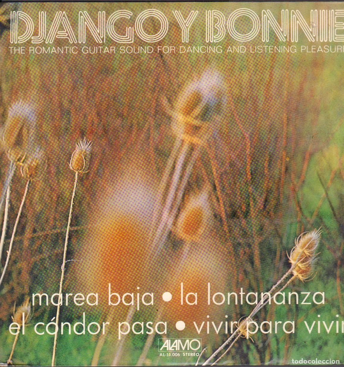 Vinyl records: DJANGO Y BONNIE - THE ROMANTIC GUITAR SOUND FOR DANCING / LP ALAMO 1974 RF-26463