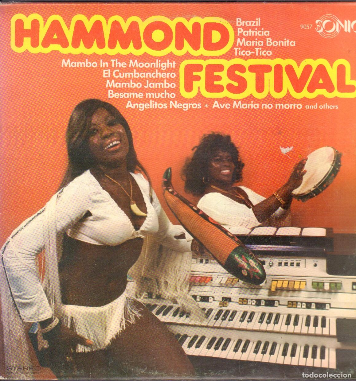 Discos de vinilo: HAMMOND FESTIVAL - BRAZIL, PATRICIA, MARIA BONITA, TICO-TICO.../ LP SONIC RF-26476