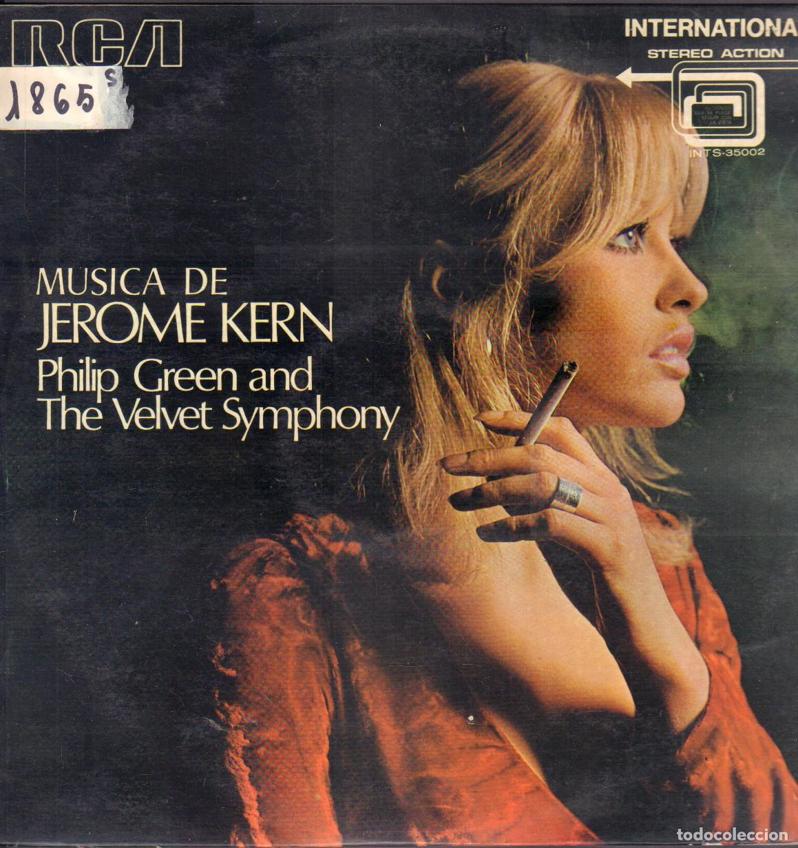 Discos de vinilo: PHILIP GREEN AND THE VELVET SYMPHONY - MUSICA DE &rdquo;JEROME KERN&rdquo; / LP RCA 1971 RF-26477