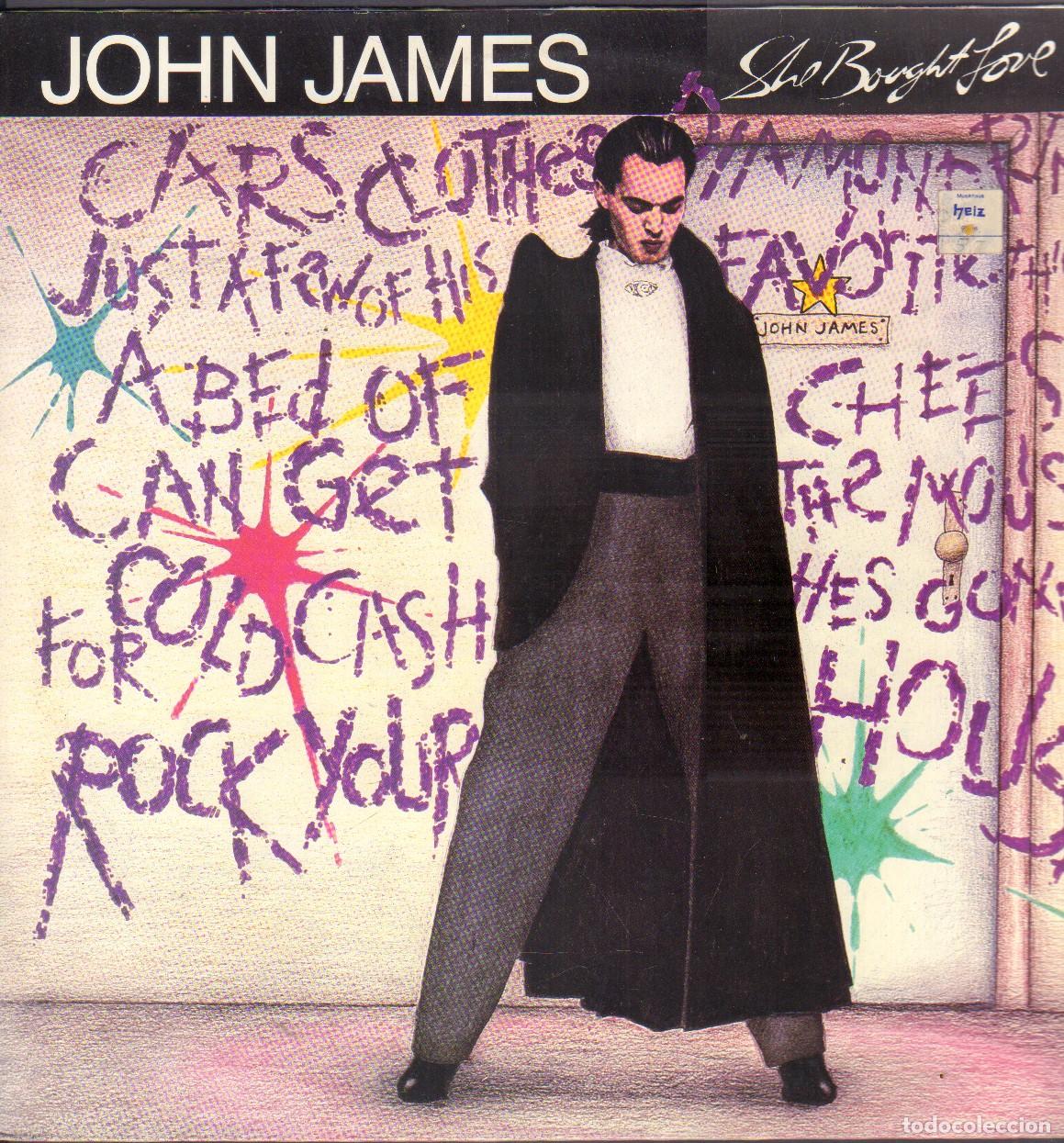 Discos de vinilo: JOHN JAMES . SHE BOUGHT LOVE / LONDON MIX, NEW YOURK MIX.../ MAXISINGLE ATTIC 1988 RF-26486