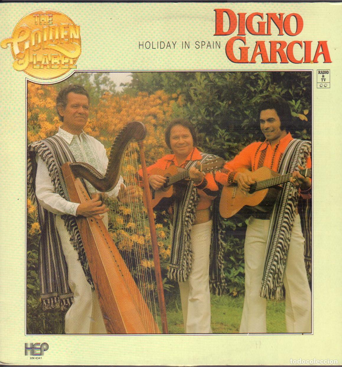 Discos de vinilo: DIGNO GARCIA - HOLIDAY IN SPAIN / VALENCIA, EL RELICARIO, ISLAS CANARIAS.../ LP HEP RF-26487