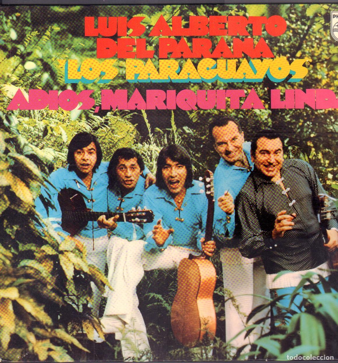 Discos de vinilo: LUIS ALBERTO DEL PARANA Y LOS PARAGUAYOS - ADIOS MARIQUITA LINDA / LP PHILIPS RF-26488