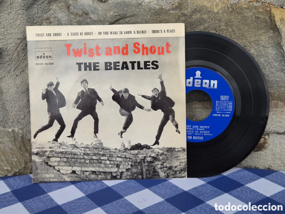 Discos de vinilo: ANTIGUO EP THE BEATLES TWIST AND SHOUT ORIGINAL