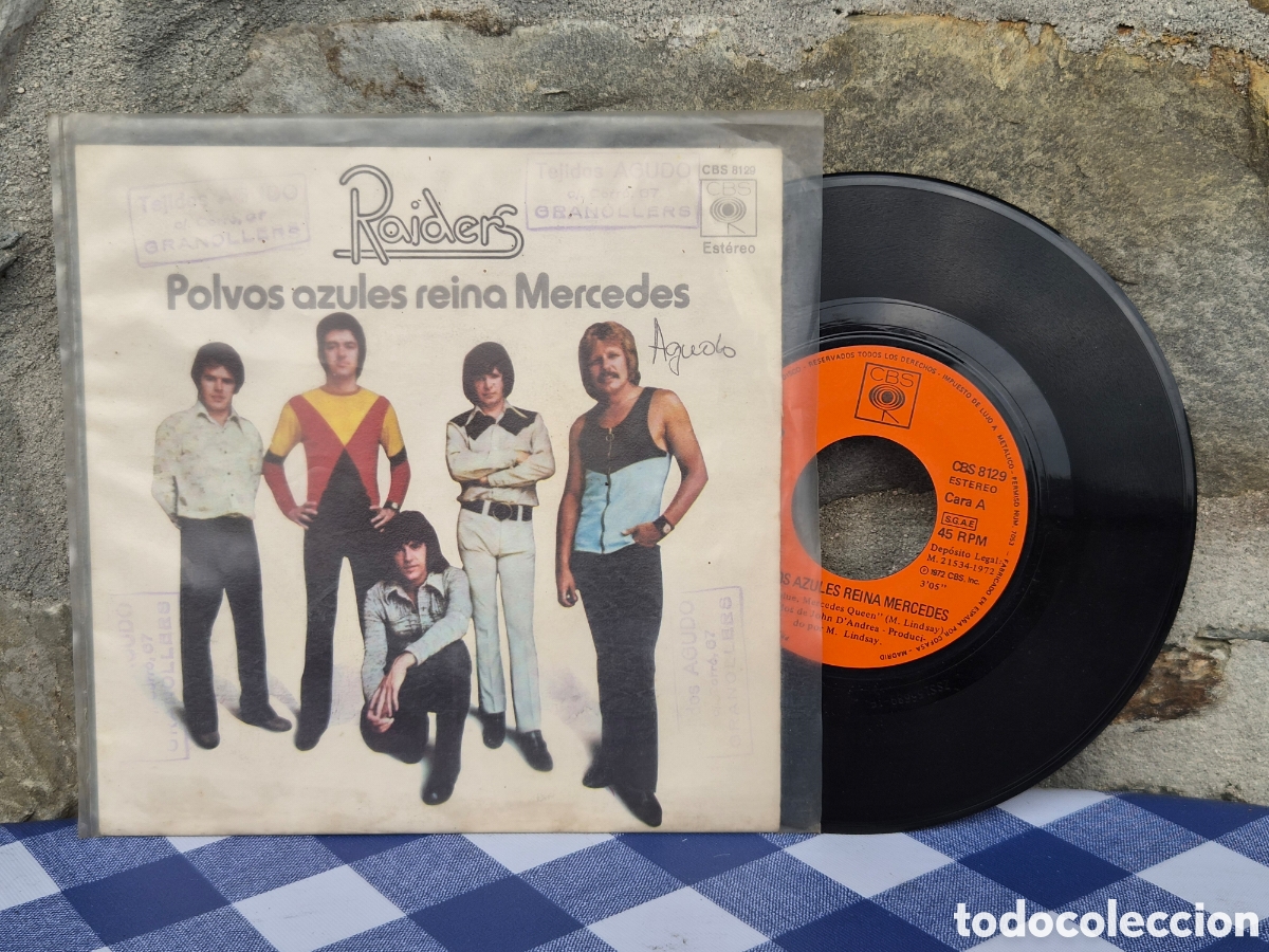 Discos de vinilo: ANTIGUO EP RAIDERS POLVOS AZULES REINA MERCEDES ORIGINAL