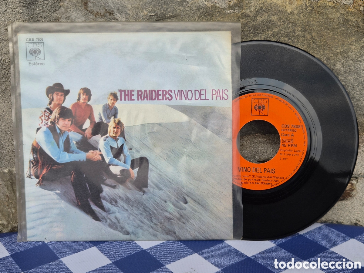 Discos de vinilo: ANTIGUO EP THE RAIDERS VINO DEL PAIS ORIGINAL
