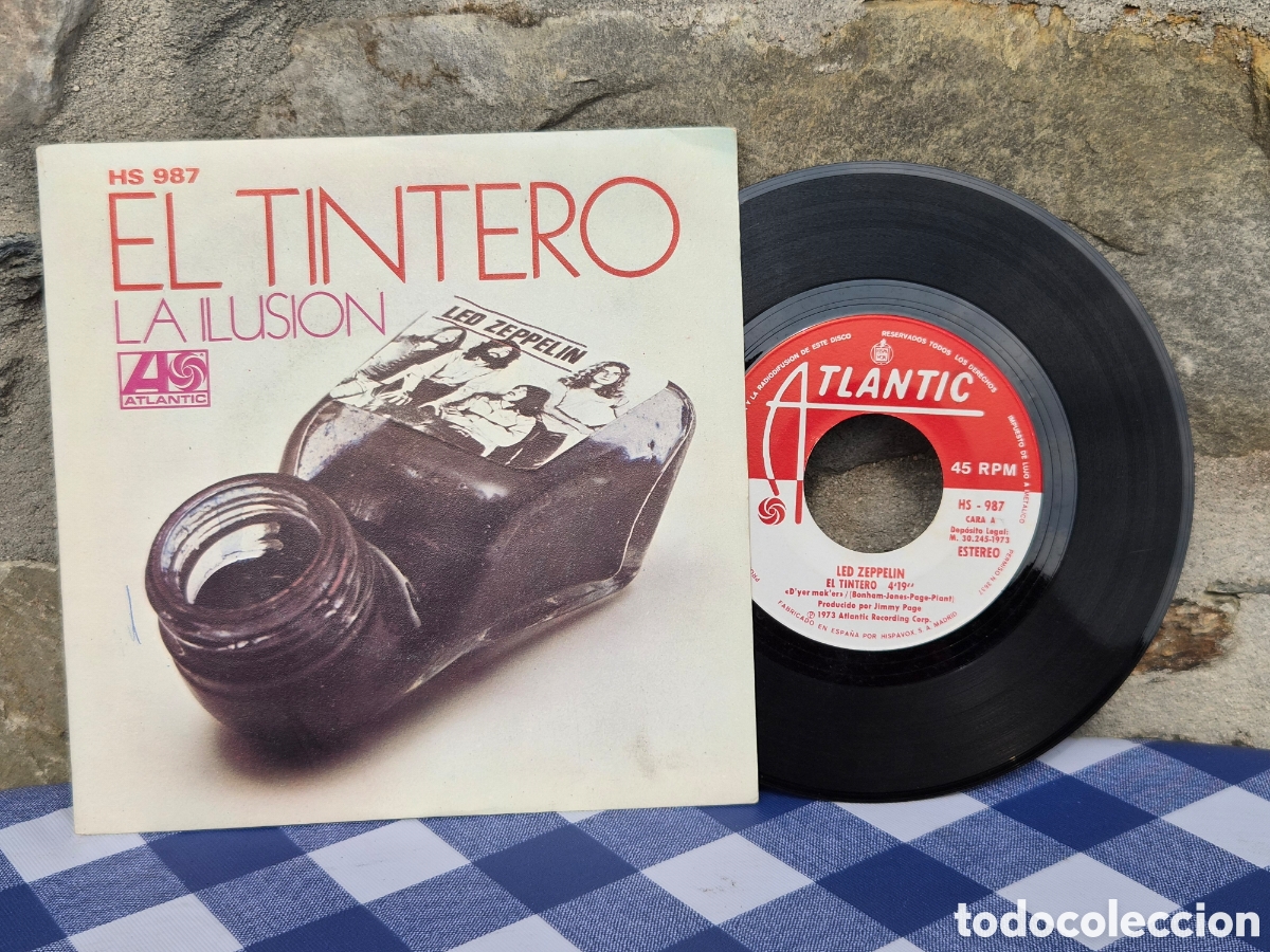 Discos de vinilo: ANTIGUO EP LED ZEPPELIN EL TINTERO ORIGINAL