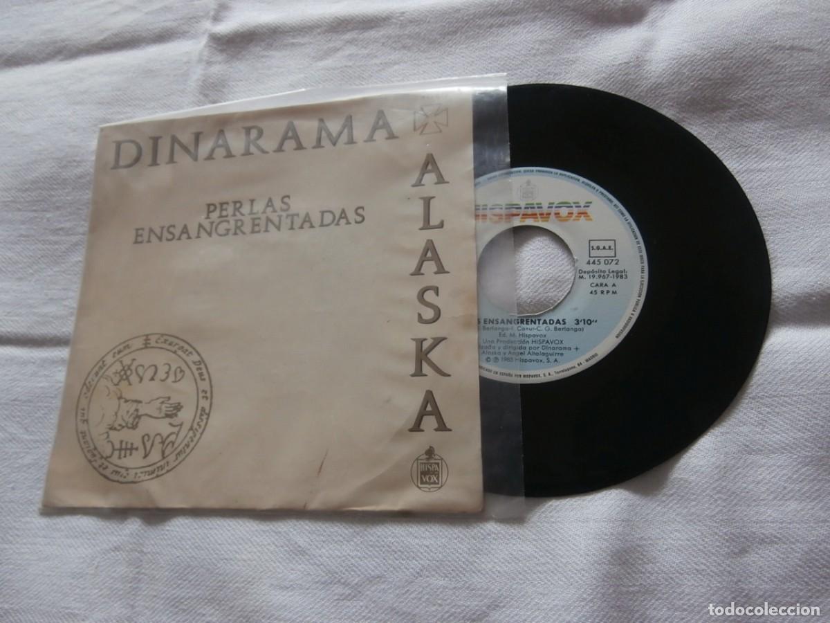Discos de vinilo: ALASKA Y DINARAMA 7&acute;SG PERLAS ENSANGRENTADAS + 1 (1983) BUENA CONDICON