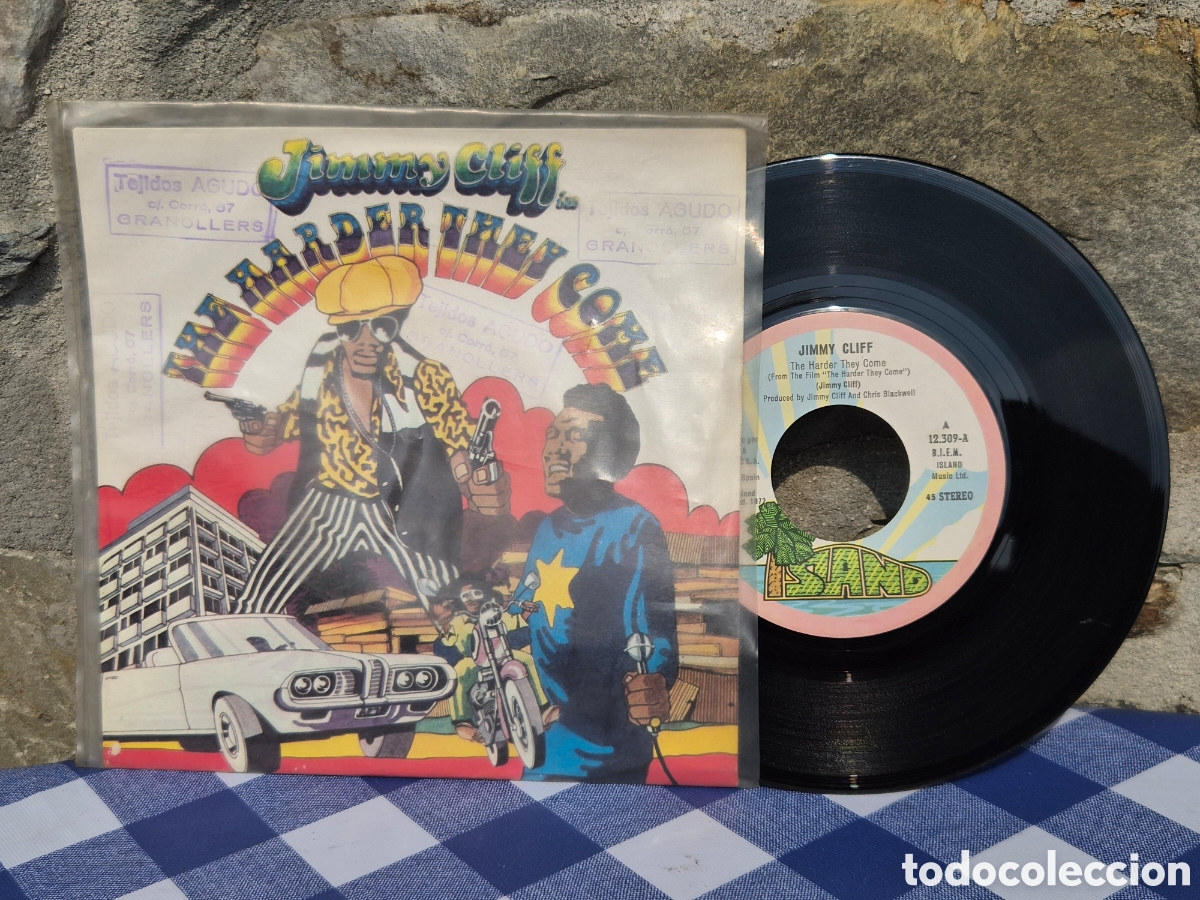 Discos de vinilo: ANTIGUO EP JIMMY CLIFF THE HARDER THEY COME ORIGINAL